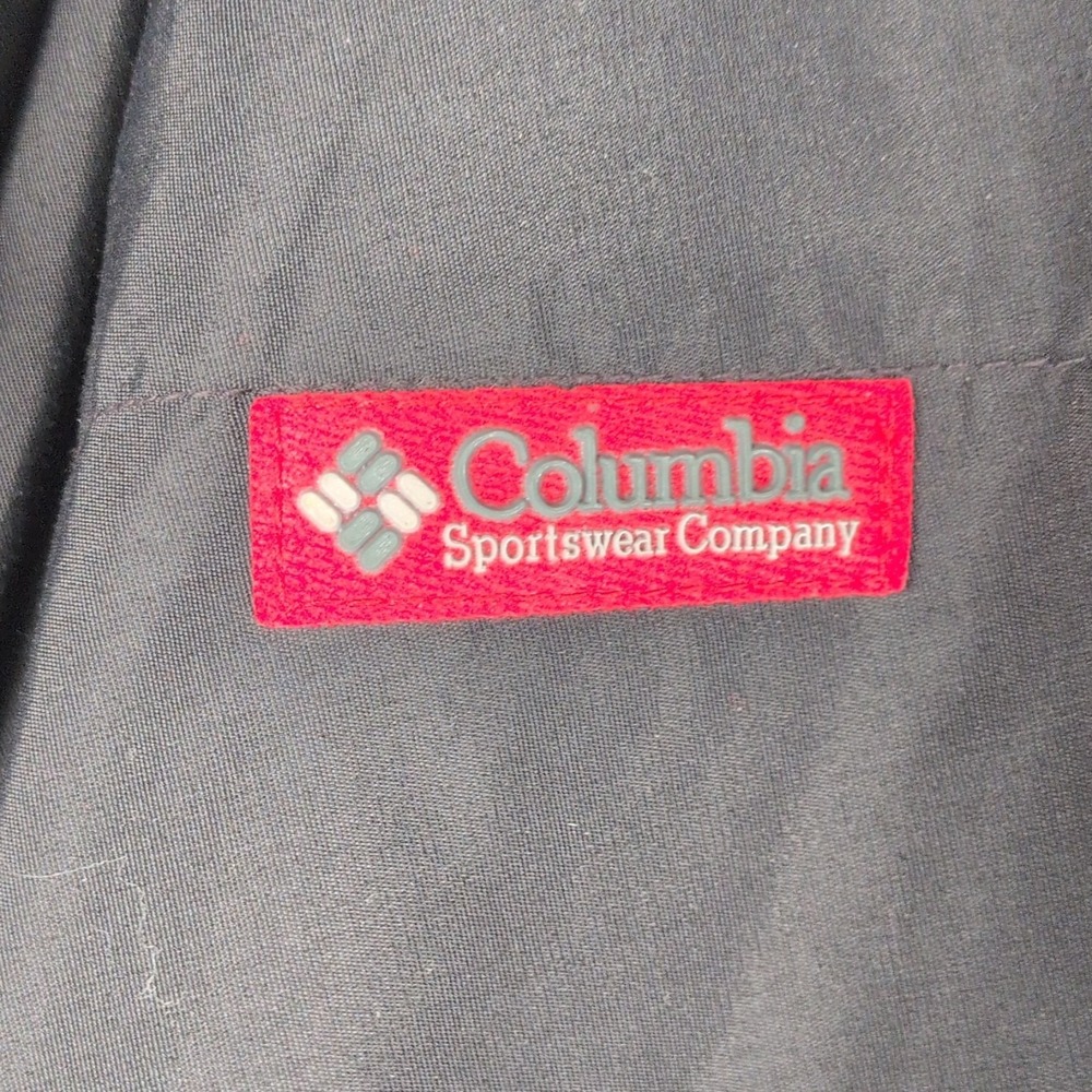 VINTAGE COLUMBIA WHIRLIBIRD RADIAL SLEEVE NEON  3 IN 1 BLACK JACKET NYLON SKI L - Picture 3 of 6